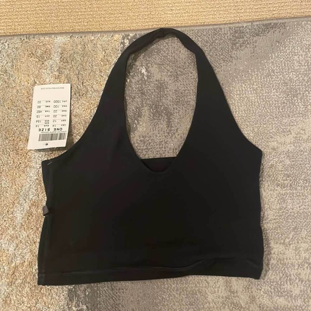 Brandy Melville navy halter top